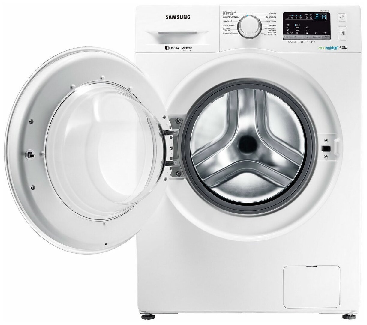 Стиральная машина Samsung WW60J4210JWOLD, белый - фотография № 2