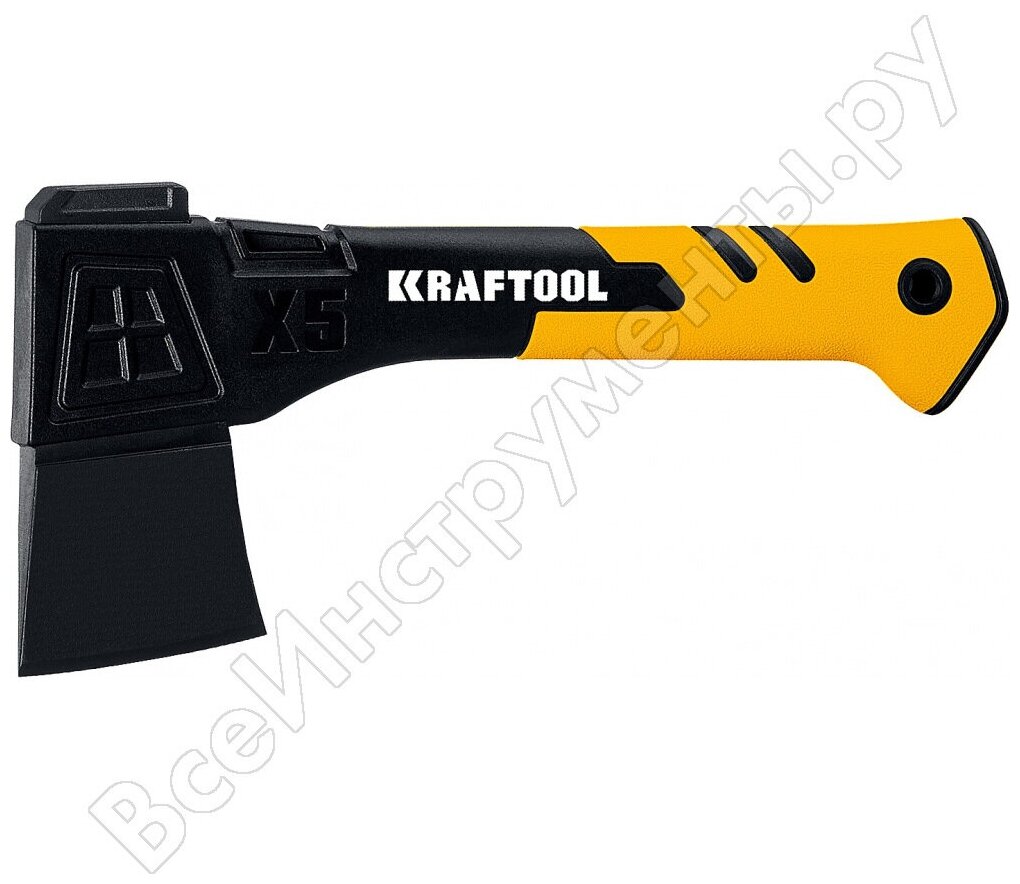 KRAFTOOL Х5 Топор универсальный 440/620 г, в чехле, 230 мм 20660-05