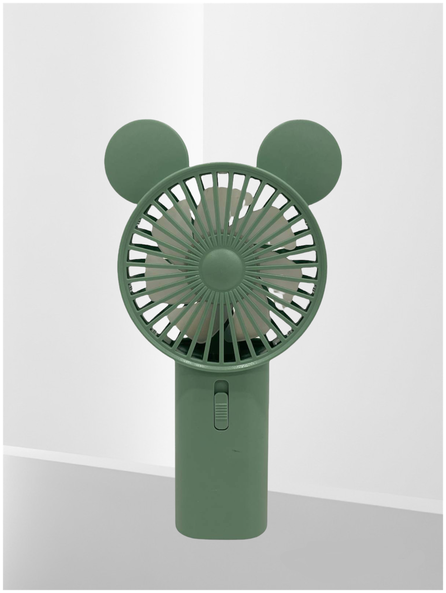 Портативный вентилятор Fashion Fan Ручной мини-вентилятор 2 режима скорости зеленый