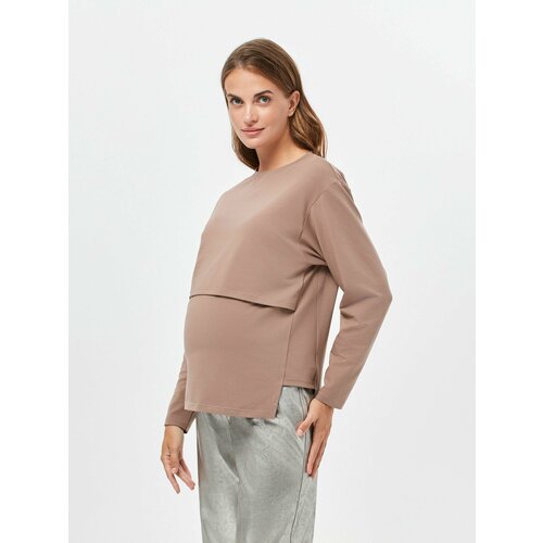 фото Лонгслив proud mom, размер l, бежевый