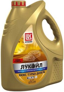 LUKOIL Масло Л Люкс Туро Дизель 10W40, Cf 5Л Моторное (Полусинт)