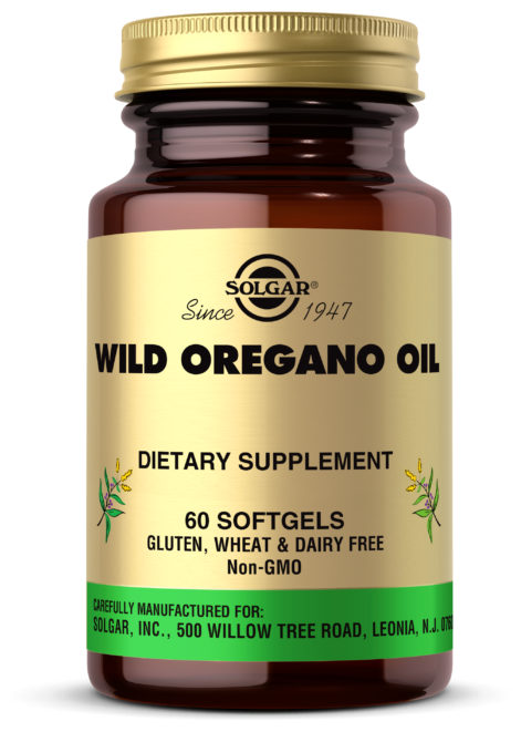 Solgar Wild Oregano Oil - Масло орегано 60 капсул