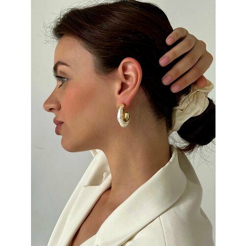 Серьги Keep Ring, золотой