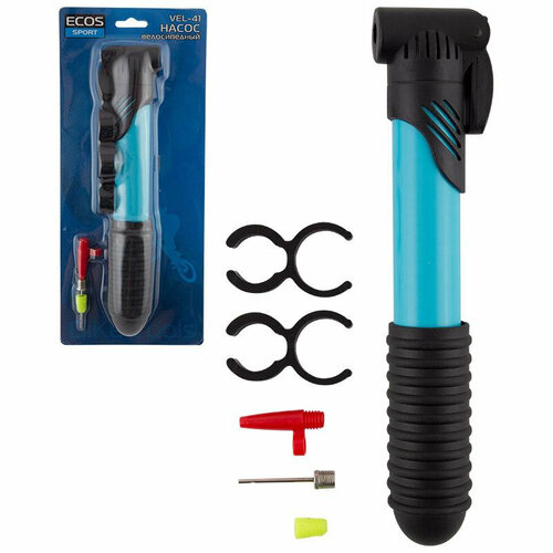 Насос велосипедный d 26мм 200 мм VEL-41 Ecos 005141 393₽