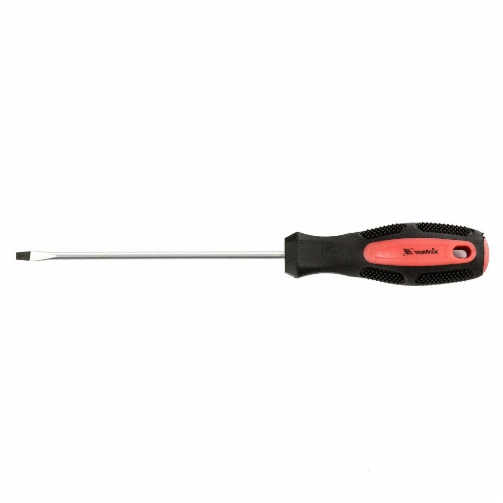 Отвертка Anti-Slip SL3 х 100 мм CrV двухкомпонентная рукоятка Matrix 12208