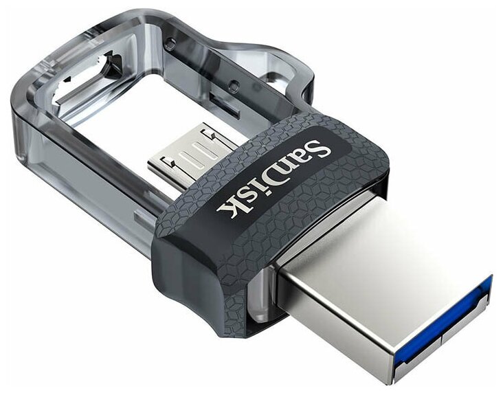 USB Flash Drive SanDisk Ultra Dual Drive m3.0 128GB Black SDDD3-128G-G46