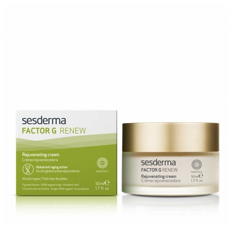 SesDerma Factor G Renew Rejuvenating cream Регенерирующий крем от морщин, 50 мл