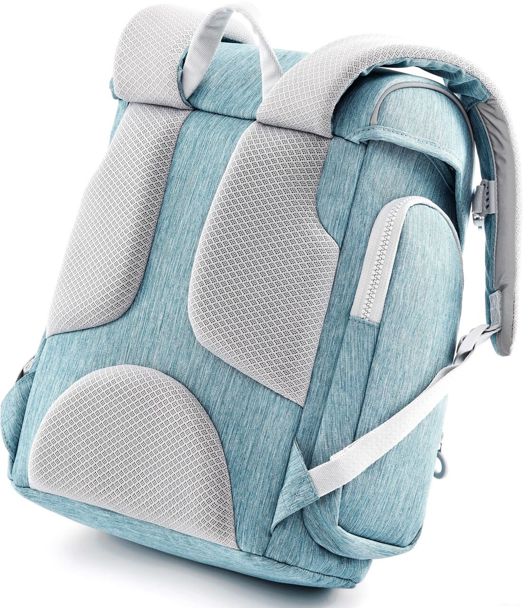 Рюкзак (школьная сумка) NINETYGO smart school bag голубой - фото №2