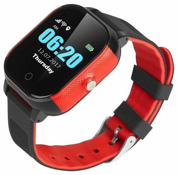 Детские умные часы Smart Baby Watch GW700S / FA23, красно-черные