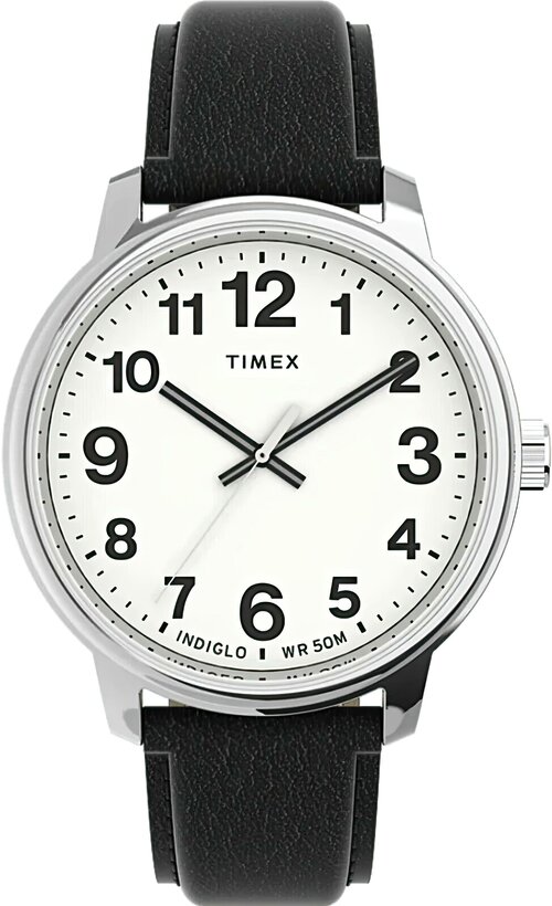 Наручные часы TIMEX Easy Reader TW2V21200, черный, белый