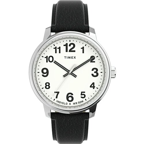 Наручные часы TIMEX Easy Reader TW2V21200, черный, белый наручные часы timex easy reader черный