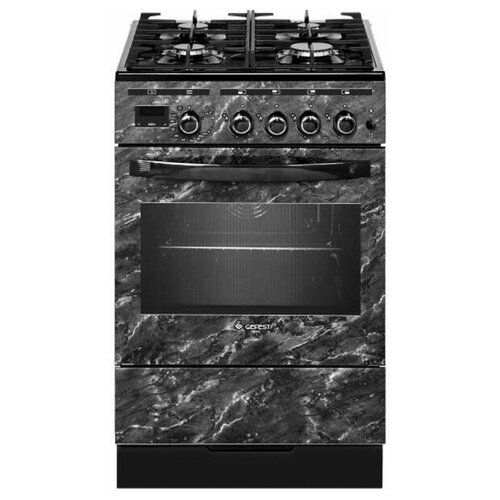Газовая плита GEFEST 5500-03 0053 черный мрамор 10663001 3255400₽