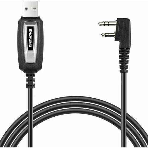 USB кабель и CD диск для программирования раций Baofeng и Kenwood / программатор Baofeng