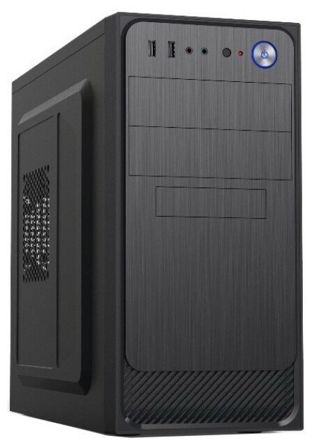 Foxconn Корпус Foxline FZ-015-SX450R-U32 " Forza mATX, 450W, 2xUSB3.0, Black, w o FAN, 12 cm fan PSU, power cord"