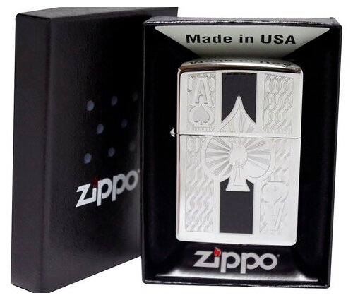 Зажигалка ZIPPO 24196 Ace - фотография № 6