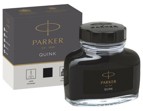 Чернила 57мл PARKER черные 1950375 Франция