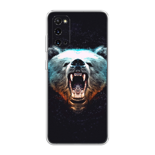 Силиконовый чехол на Samsung Galaxy S20 / Самсунг Гэлакси S20 Медведь