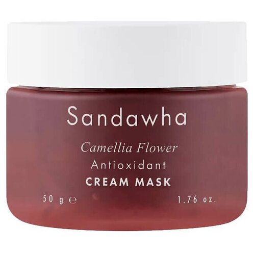 Крем-маска антиоксидантная на основе экстракта цветка камелии японской, Sandawha
