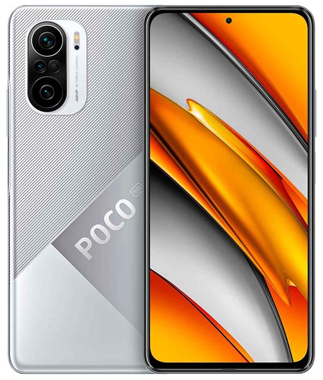 Смартфон Xiaomi POCO F3 8/256 ГБ RU, moonlight silver