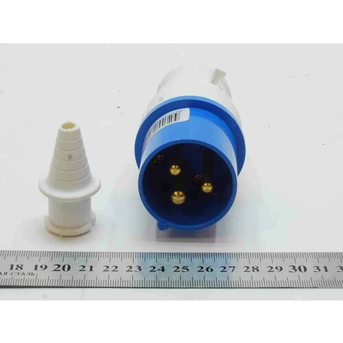 Вилка кабельная IEK (16А, 2Р+E)