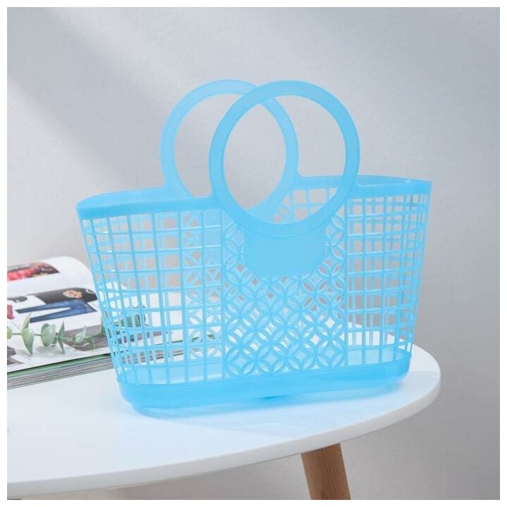 фото Корзина-сумка для хранения, 28×14×25 см, цвет микс