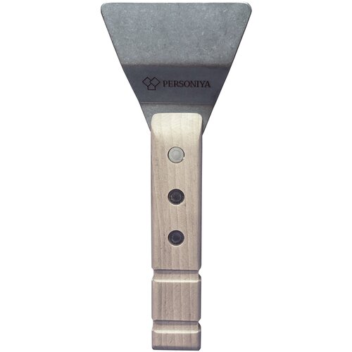 Малый шпатель с деревянной ручкой 15 см.