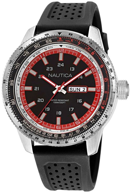 Наручные часы NAUTICA Sport NAPP39S22, черный, серебряный