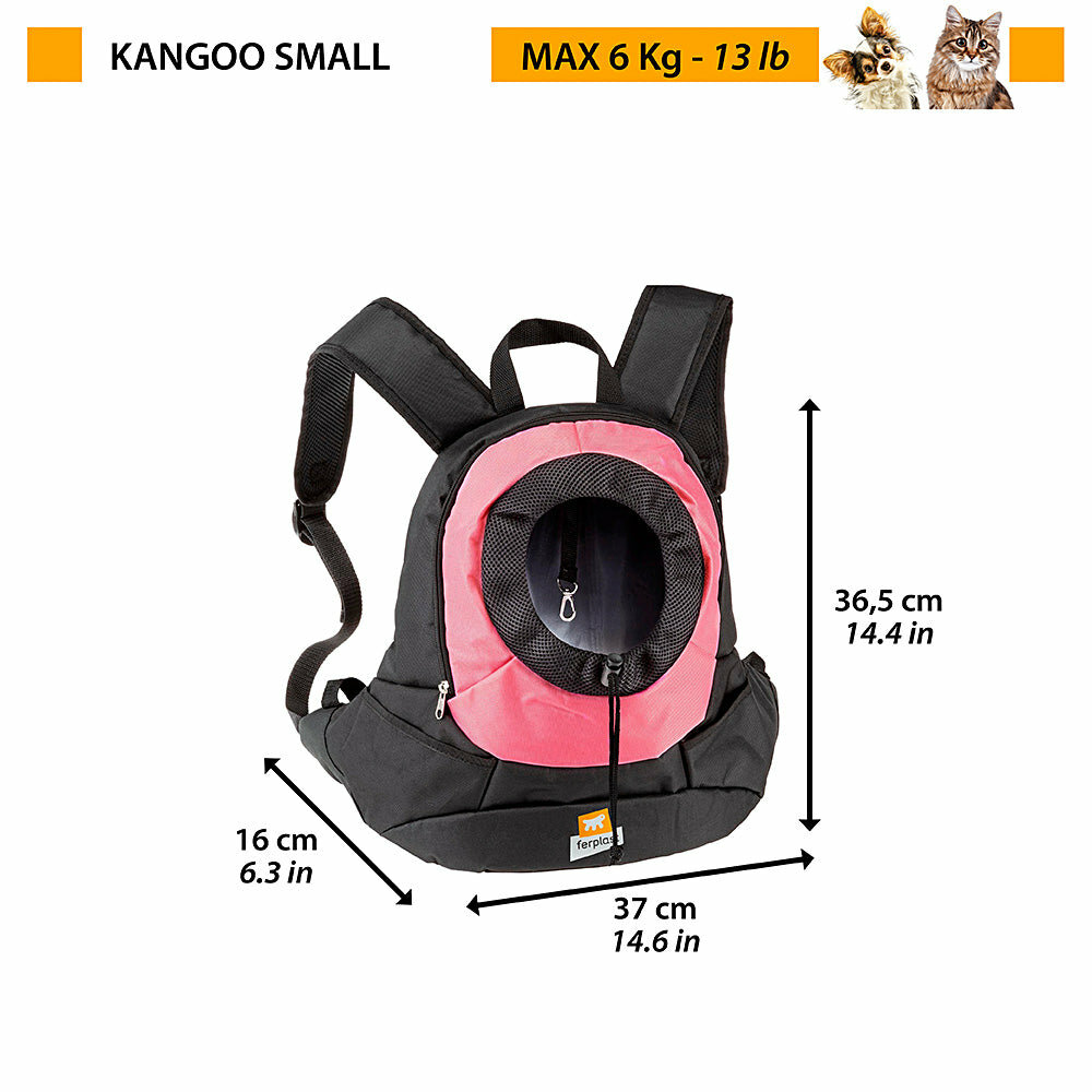 Kangoo SM, розовый (полиэстэр) 37х16х36,5см FERPLAST - фото №15