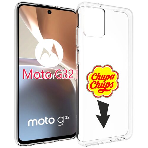 Чехол MyPads чупа чупс для Motorola Moto G32 задняя-панель-накладка-бампер