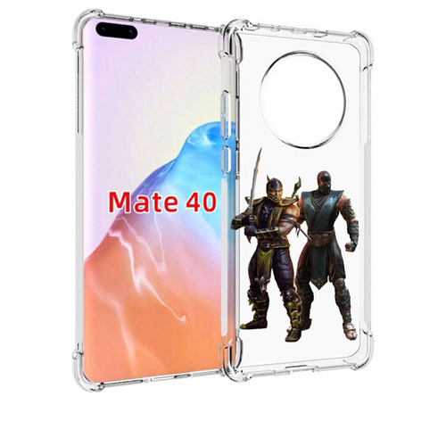 Чехол MyPads Mortal-Kombat-1 для Huawei Mate 40 / Mate 40E задняя-панель-накладка-бампер