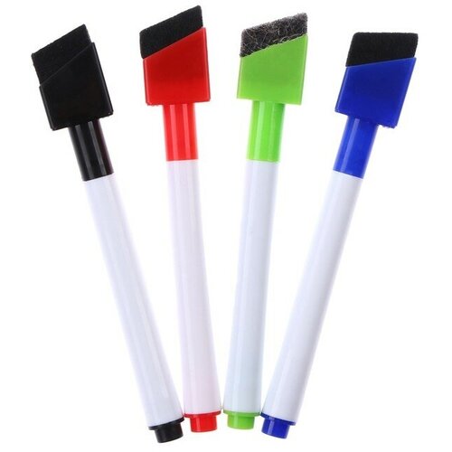 Маркеры с магнитом цветные на водной основе набор 4 шт 469₽