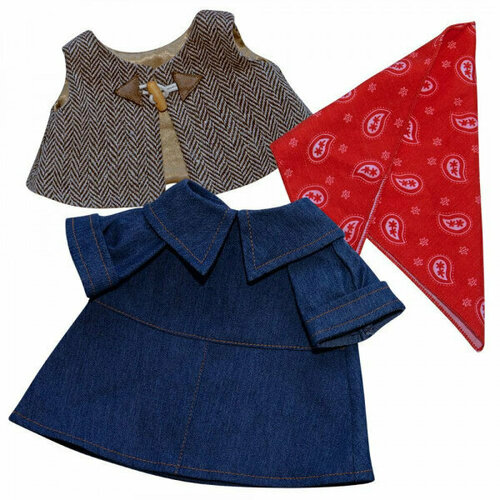 Комплект одежды для Зайки Ми «Джинсовое платье и жилет», Budi Basa
