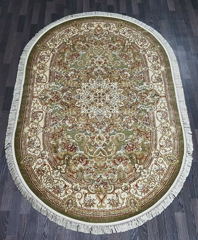 Бельгийский ковёр из вискозы Kunduz 200X300 см. овал