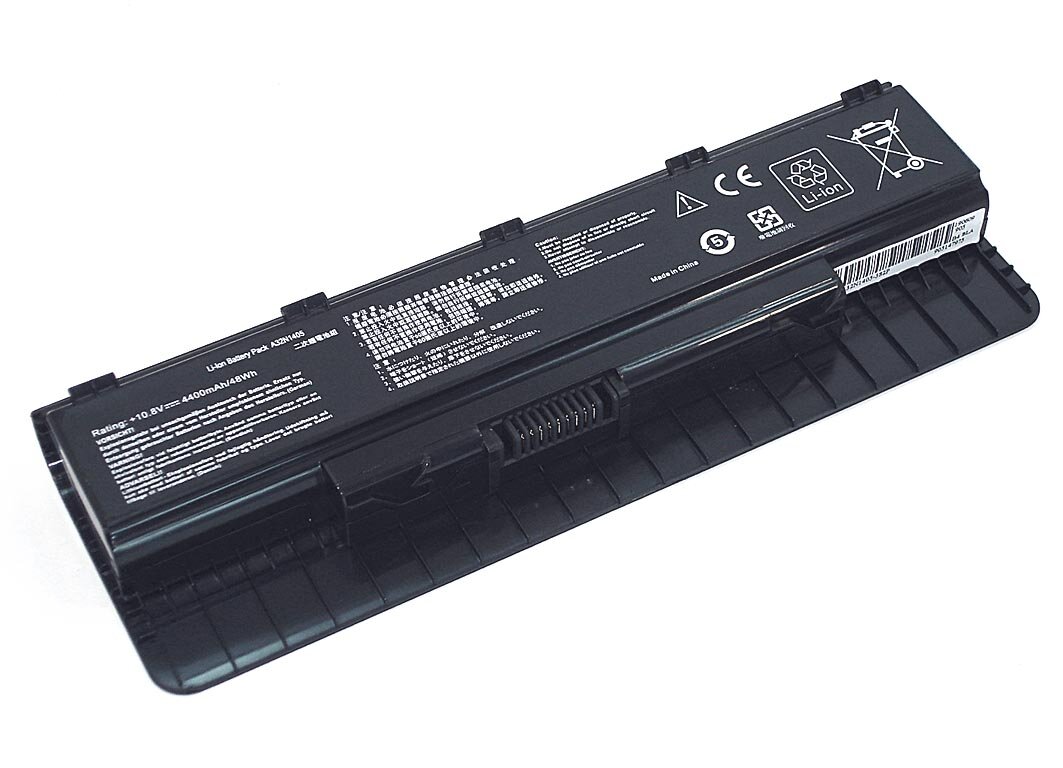 Аккумулятор для ноутбука Asus GL771 (A32N1405-3S2P) 10.8V 4400mAh OEM черная