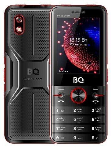 Телефон BQ 2842 Disco Boom Black+Red