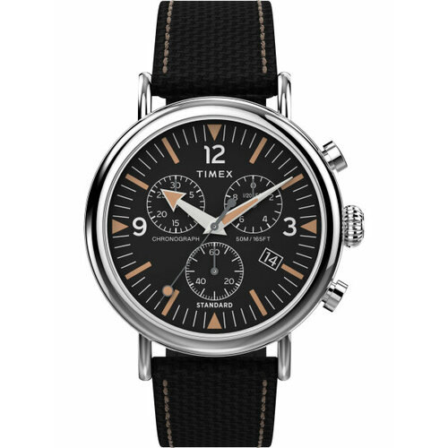 фото Наручные часы timex, черный, серебряный