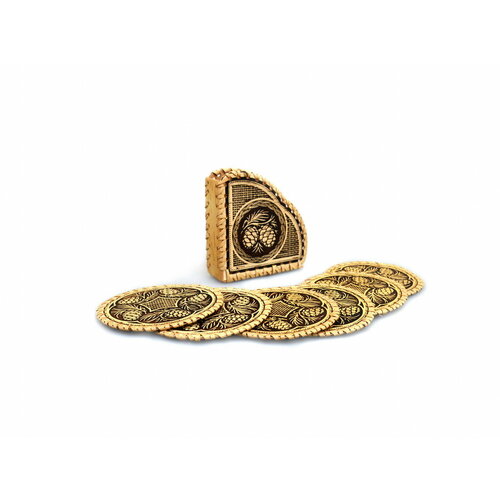 Набор подставок под горячее из бересты 