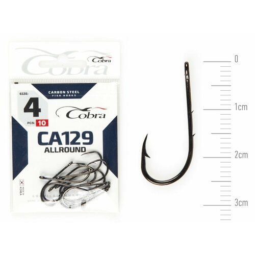 фото Крючки cobra allround сер. ca129 разм. 004 10шт.