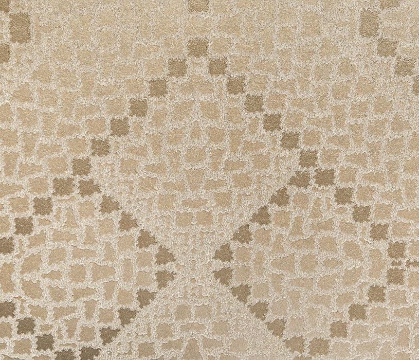 фото Золотые обои с узором из бисера 341712