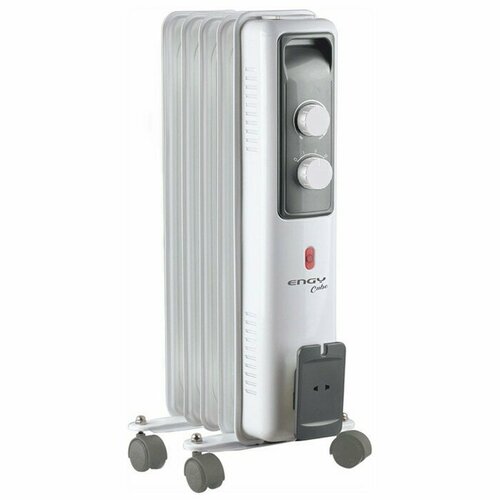 Обогреватель ENGY EN-2605 Cube масляный напольный 1000 Вт 5 секций белый 370200₽