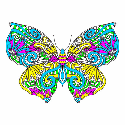 Набор для вышивания матренин посад арт.41х41 - 1863 Узор бабочки