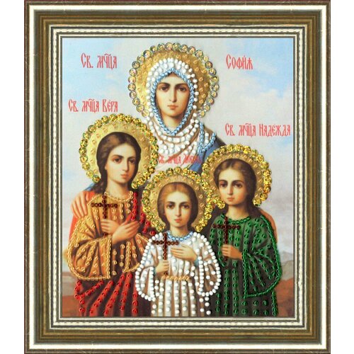 Икона Святых Мучениц Веры, Надежды, Любови и матери их Софии РТ-136