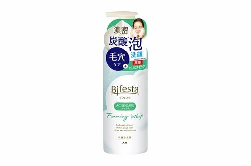 Bifesta Пенка для умывания проблемной кожи лица 180 мл, умывалка для лица против акне на основе аминокислот Япония