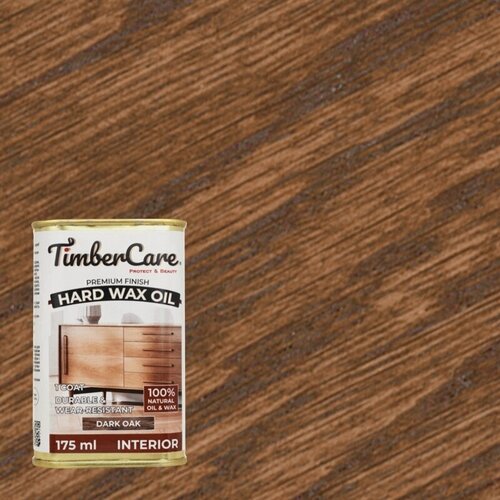 Изображение товара Защитное масло с твердым воском TimberCare Hard Wax Oil 175 мл Темный дуб 350109