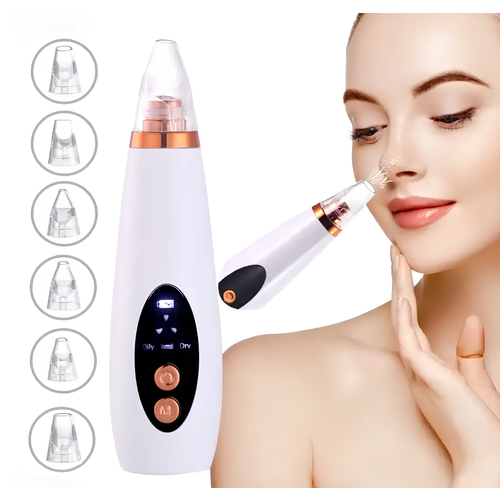 Аппарат вакуумной чистки кожи лица и пор от черных точек 6 насадок 64900₽