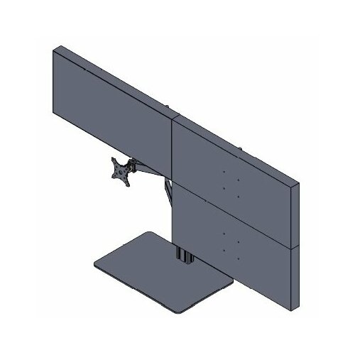 Аллегри 430 Кронштейн настольный усиленный на 4 монитора 22-32