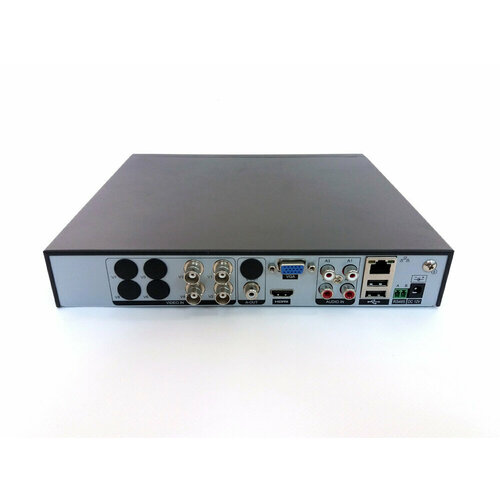 4-х канальный мультиформатный охранный гибридный видеорегистратор для аналоговых HD-TVI AHD CVI и IP камер 658900₽