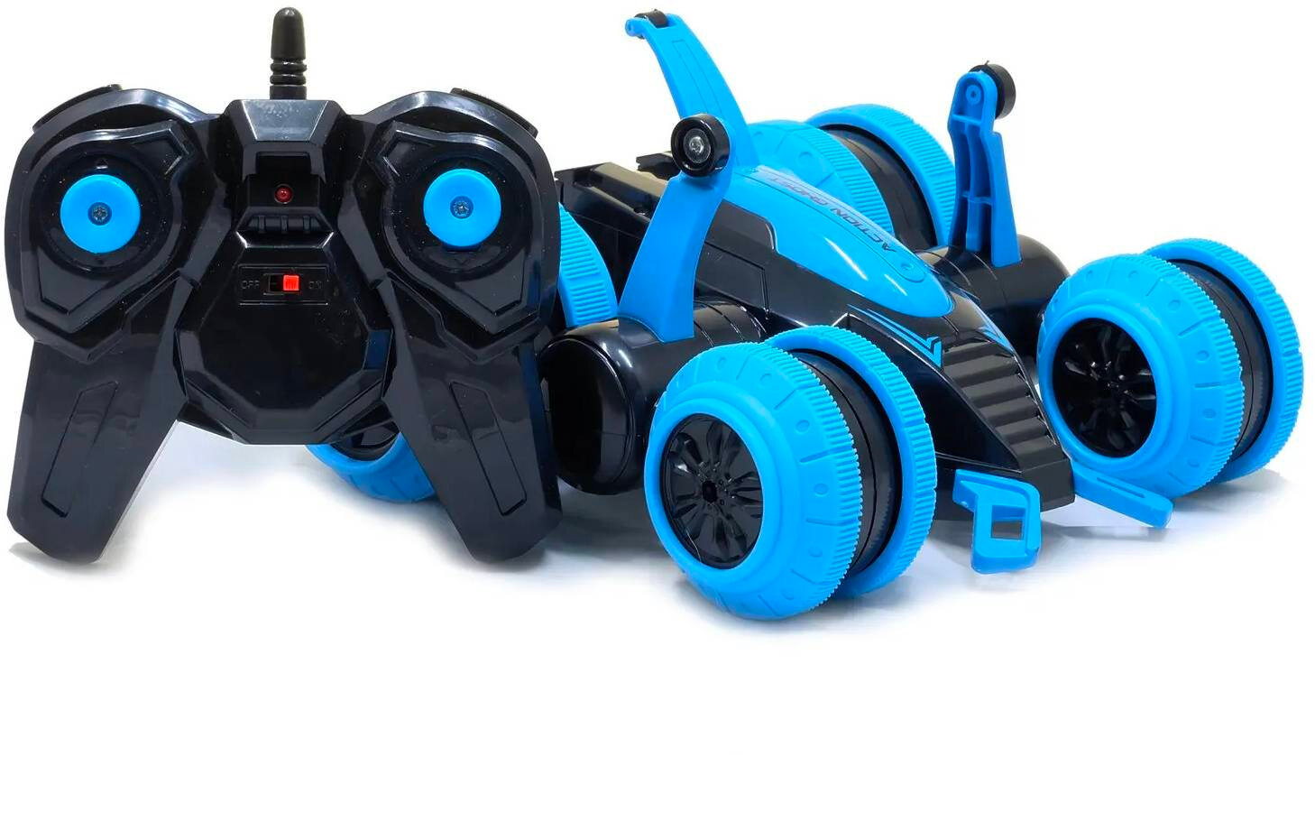Радиоуправляемая трюковая синяя машинка Storm Mekbao 2.4G - 5588-616-BLUE