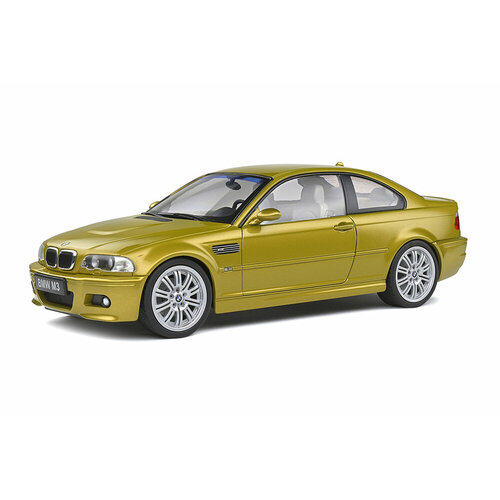 BMW M3 E46 coupe 2000 yellow metallic
