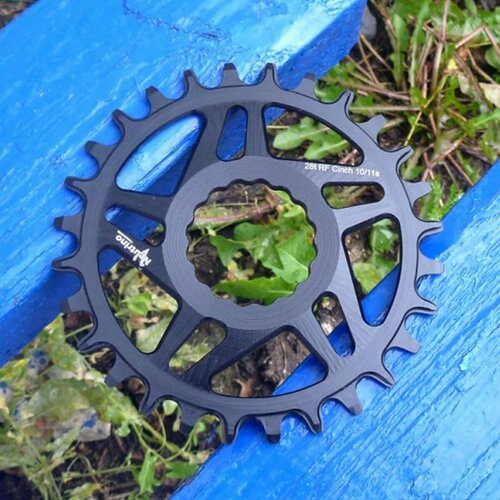 фото Звезда передняя neutrino race face cinch 34т смещение 3мм spd12 black neutrino components